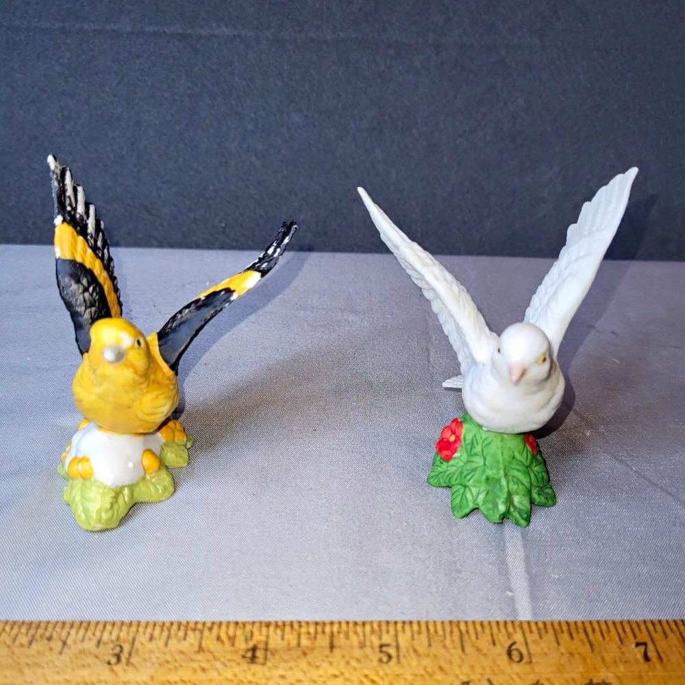 Ceramic Bird Figurine Set,  Decorative Collection